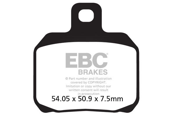 Klocki Hamulcowe Ebc Fa266 (Kpl. Na 1 Tarcze)