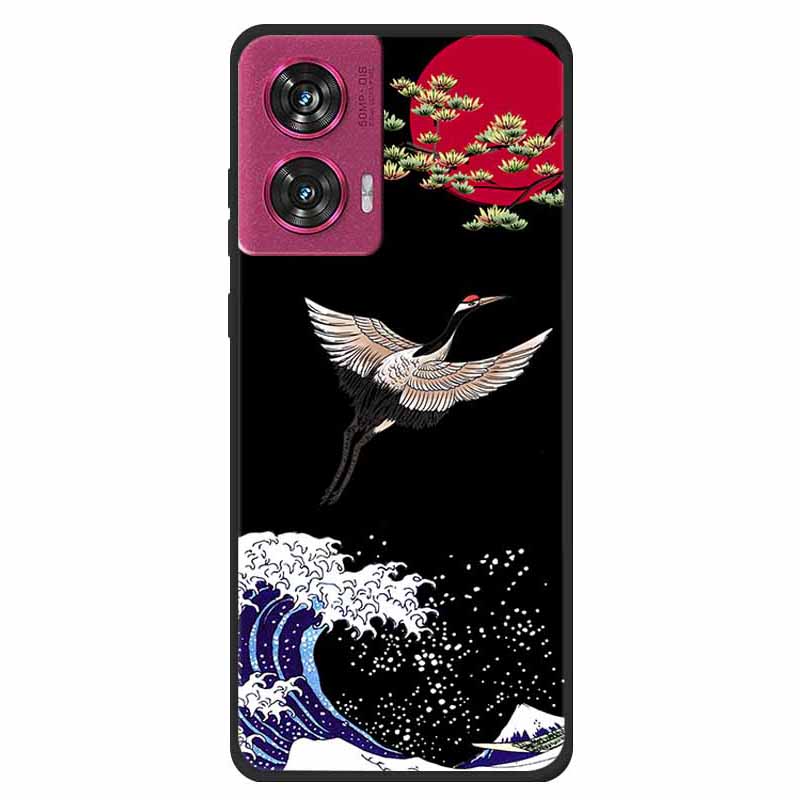 Dla Motorola Edge 50 Fusion 5G Etui na telefon Wzór Nadruk Miękki TPU Pokrowiec Ochronny