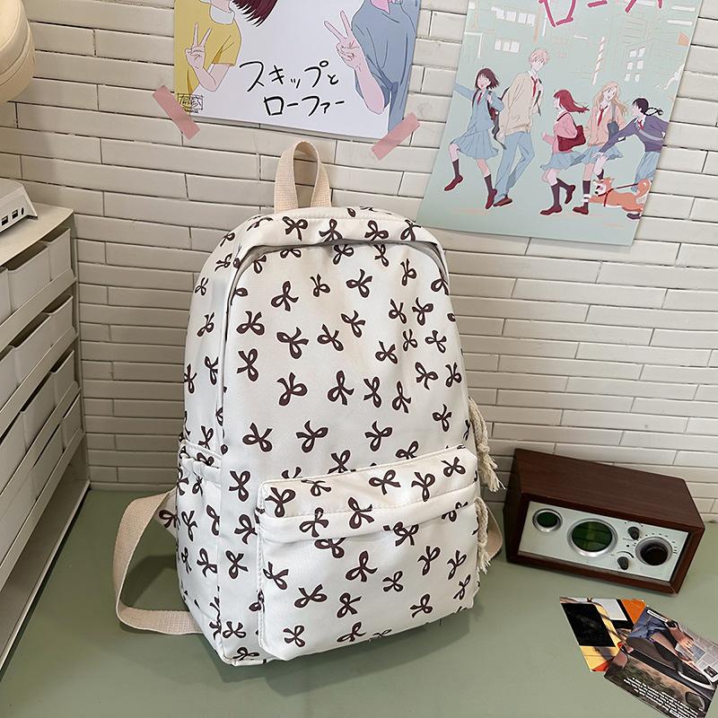 Japoneză Simplă Florală Mori Eleve de Liceu și Liceu Geantă de Umăr Geantă Joker de Timp Liber Rucsac de Colegiu Proaspăt și cu Capacitate Mare.