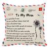 Home Linen Pillow Cover Nordic Simple American Retro Print Office Pillow Cover Sofa Cushion