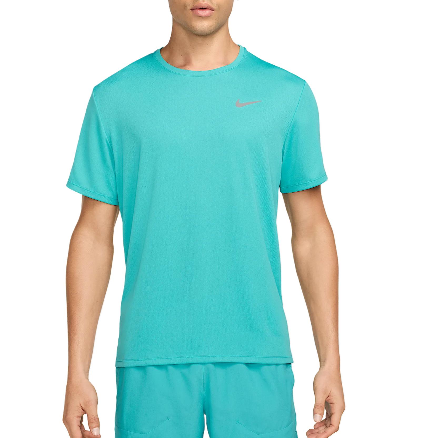 Nike Miler Men s Dri FIT Uv Short Sleeve Running Top DV9315-345 2XL