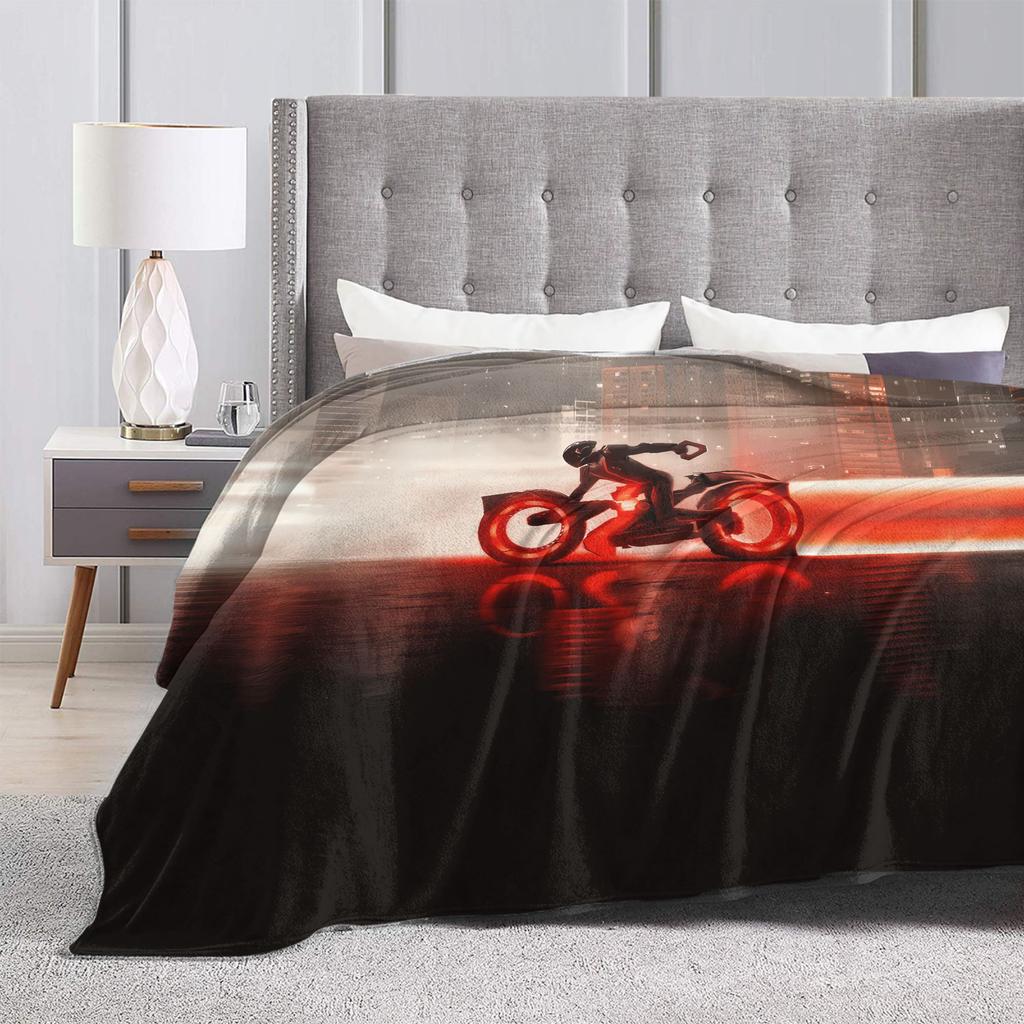 TRONs A-Ares Motor Loves Flannel Blanket Spring Warm Soft Throw Blanket for Child Home Decor Funny Bedspread Sofa Bed Cover