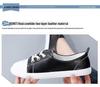 2022 Summer Women's Trendy White Faux Lace Korean-Style Board Shoes with Soft Upper and Sole