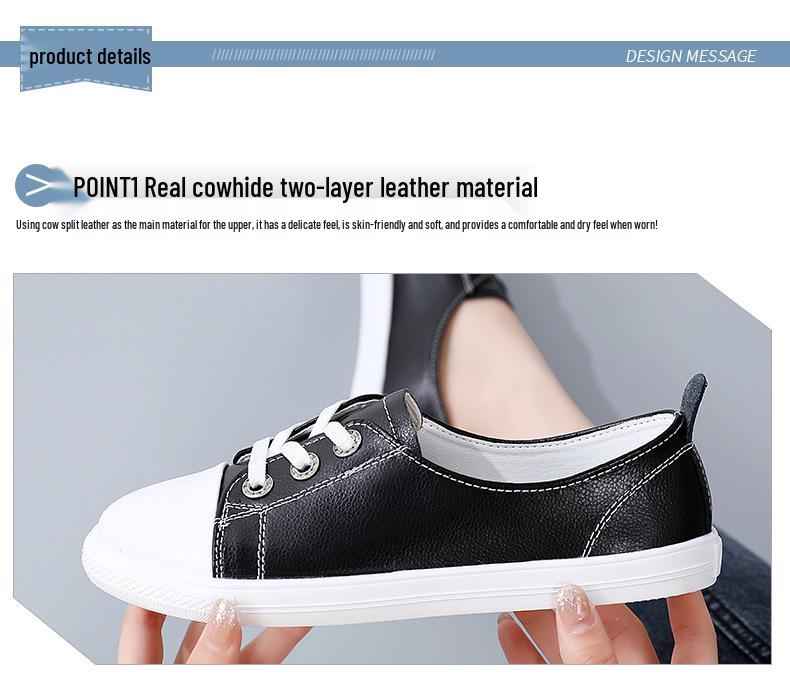 2022 Summer Women's Trendy White Faux Lace Korean-Style Board Shoes with Soft Upper and Sole