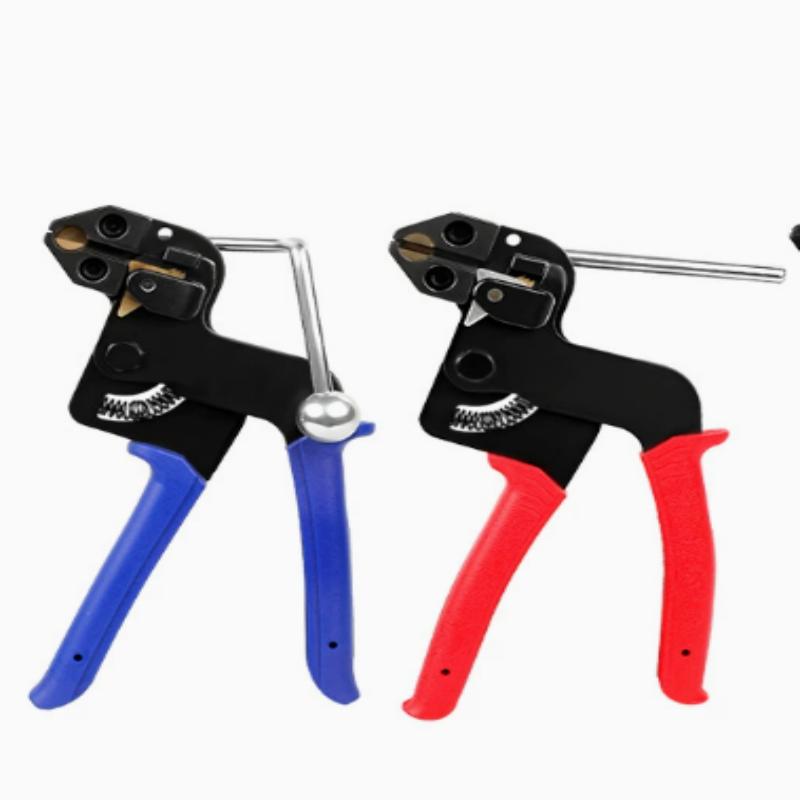 Stainless Steel Cable Tie Fastening & Cutting Plier Automatic Tensioning Hand Tool For Secure Strap Binding Applications