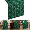 Green Christmas Tree Table Runner with Sequins Xmas Long Table Runner Dinner Table Cloth for Home Kitchen Dining Table Decor