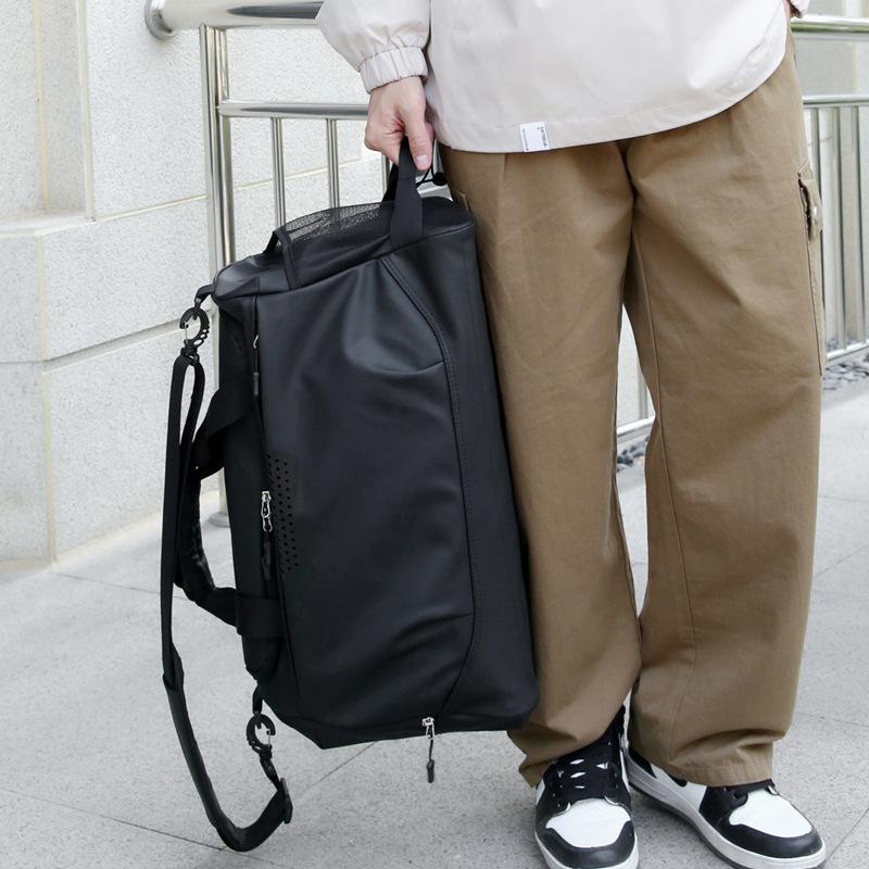 High Quality Oxford Anti-scratch Wear-resistant Travel Bags Simple Solid Color Sports Yoga Fitness Bag Large Capacity Outdoor Oblique Span Touring Bag