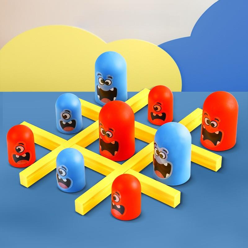 Party Game Children's Tic-Tac-Toe Boys' Intelligence Parent-Child Interactive Fun Game Set Big Eats Little