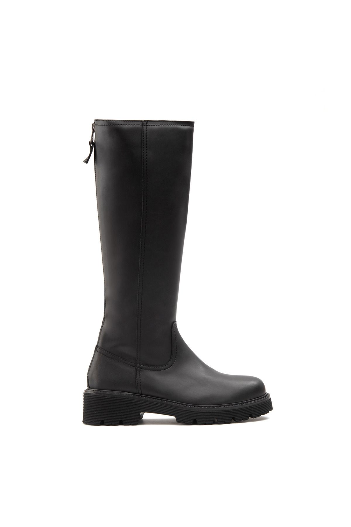 

Women Modern Stylish Fashion Boots Boots Faux Leather Flat Boots Black Croillan 39