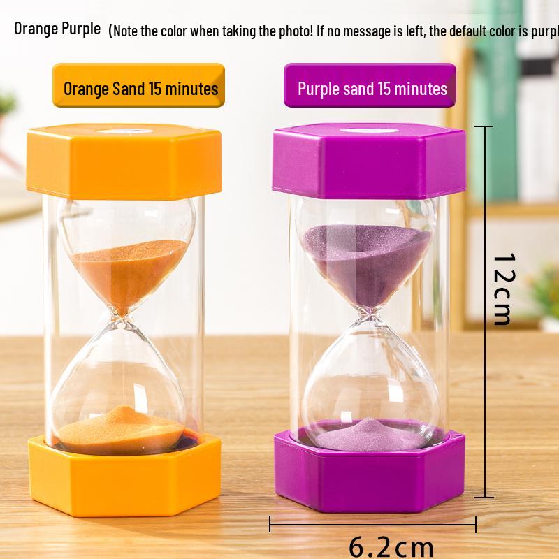 45-Minute Drop-Proof Hourglass Timer for Kids - Toothbrushing and Time Management Tool