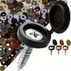 100pcs Self-tapping Screw Cross Lid Decorative Hole Plug Self-tapping Screw Cap
