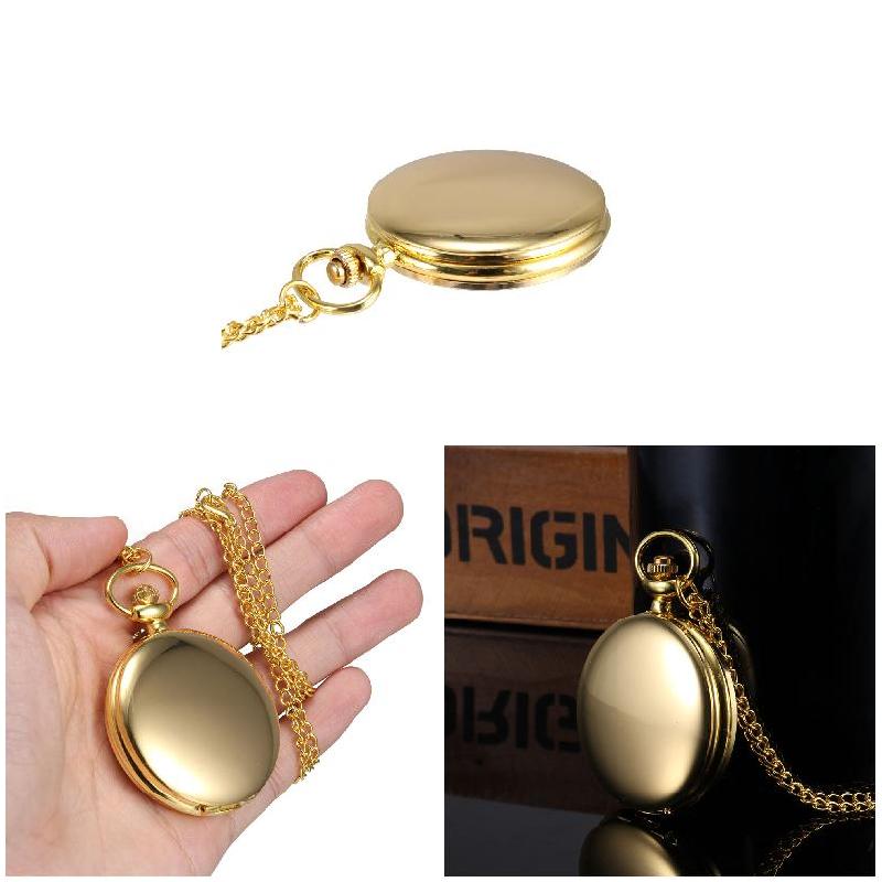 Pocket Watches Personalized Necklace Chain Watches Gift For Birthday Anniversary Men Women Vintage Pocket Watch With Chain