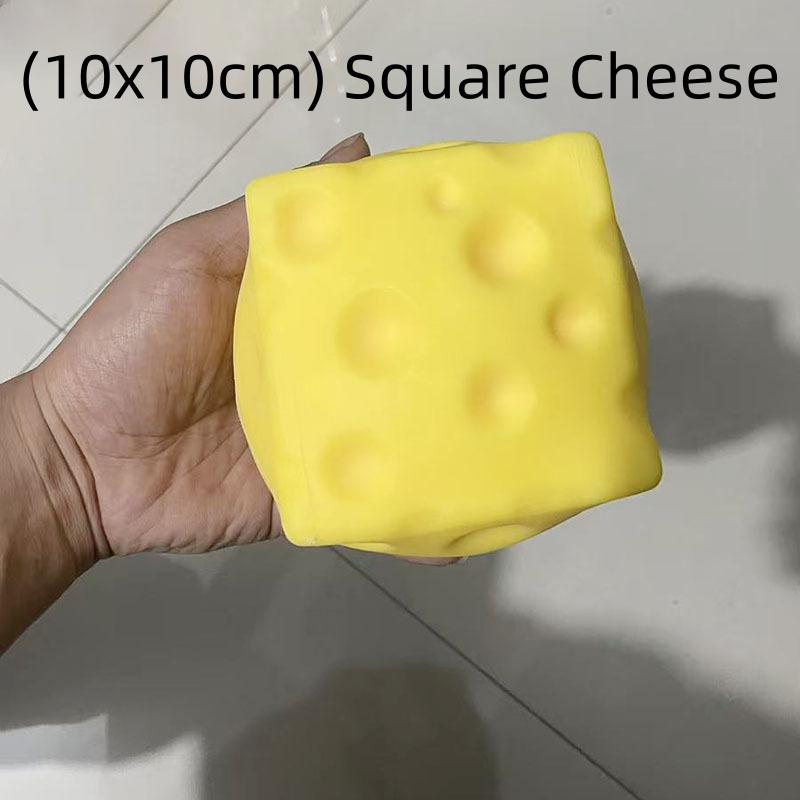 Giant Cheese Squeeze Toy Extra Large Size Cheese Squishy Fidget Toys Slow Rebound Shapeable Venting Ball