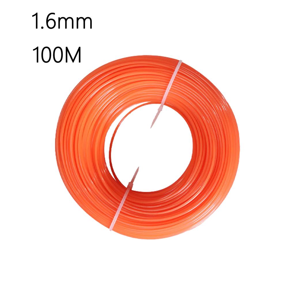 Replacement 1.6mm X 100m Strimmer Line for Garden Grass Strimmers Electric Brushcutter Nylon Cord Weed Trimmer String Wire Line