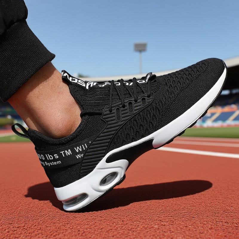 Men Running Sneakers Lightweight Walking Sport Shoes Breathable Wear-resistant Male Shoes Casual Canvas Shoes Breathable Single