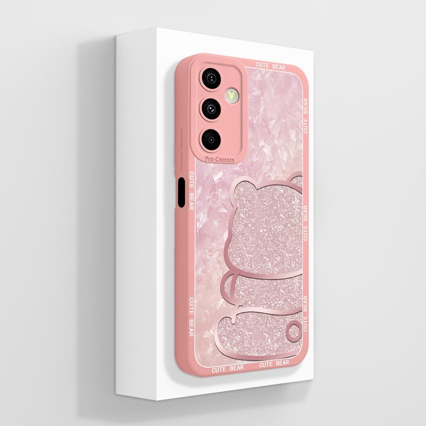 Husă Pentru Samsung M36 M55 M56 A25 A26 A17 F56 Husă Telefon Floare Pictură în Ulei Frumoasă Protecție Ecran Bară de Protecție Moale Husă Rezistentă la Praf Pentru Carcasă Samsung