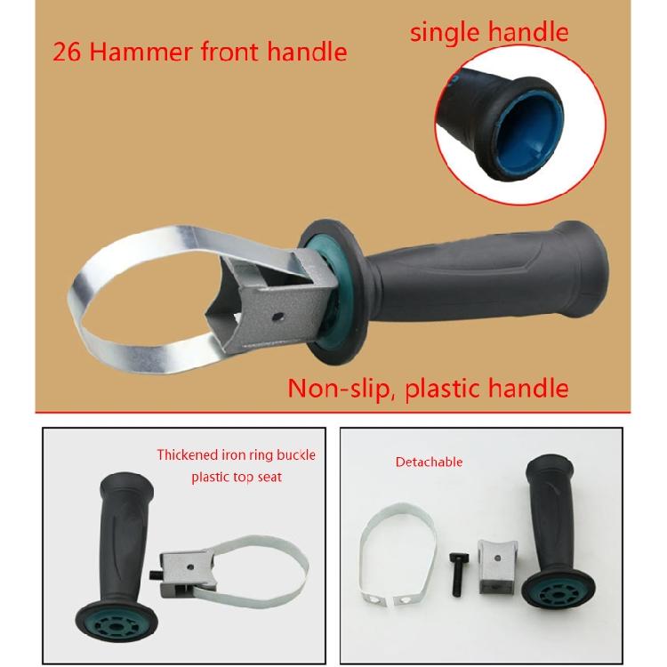 Ersatz-Kunststoff-Seitenhandgriff für Bohrmaschine 60-65 mm Spannbereich für Winkelschleifer