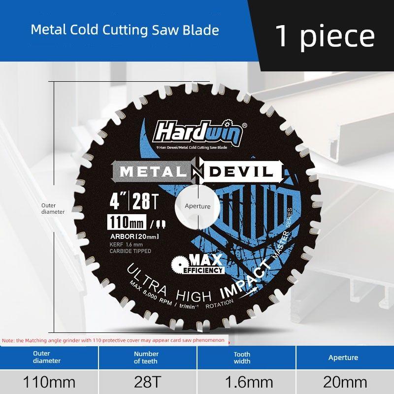 

Handewei Metal Cold Cutting Saw Blade 10-Inch/14-Inch Iron Cutting Saw Blade Steel Bar Special Cutting Disc 355 Cold Slice 110*28t * 1.6*20 [for metal]]