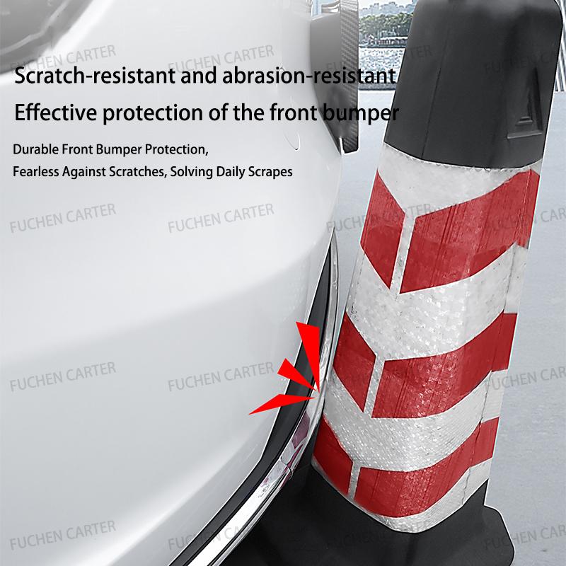 For Tesla Model Y Juniper 2025 Anti Collision Car Front Bumper Guard Strip Scratch Resistant Strip Car Crash Bar Accessories