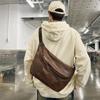 Large Capacity Women Waist Pack Soft PU Leather Fanny Pack Fashion Style Chest Bag Unisex Shoulder Crossbody Bag