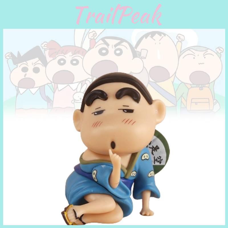Lovable Crayon Shin-chan In Kimono Pvc Figure For Desk And Car Display
