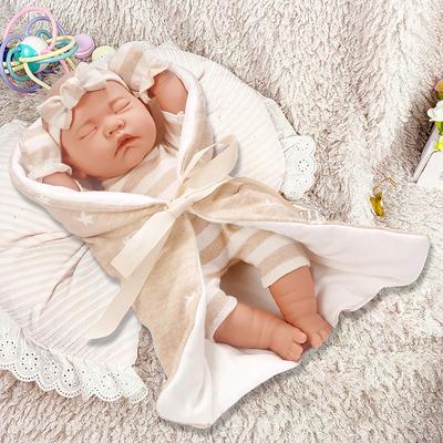 30CM Washable Lifelike Soft Hand-painted Simulation Baby Reborn Doll Children Accompany Play Doll