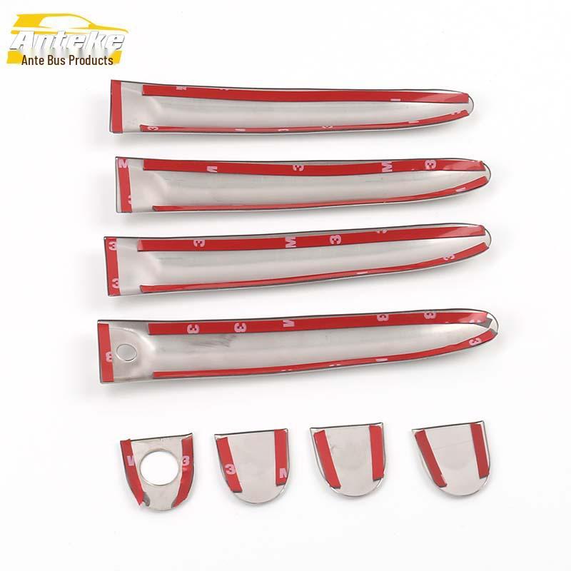 Dekoration av dörrhandtag i rostfritt stål för nya Tiida