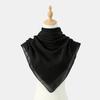 110cm Baumwoll-Viskose Quadratisches Tuch Muslimische Frau Hijab Schals Einfarbige Kopfbedeckung Dame Einfache Haarwickel Islam Turban