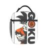 Dragons Balls Lunch Bag Goku Son Portable Insulated Lunch Box Adult Office Print Cooler Bag Fun Waterproof Tote Food Bags