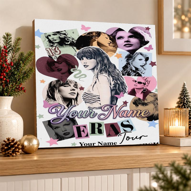 Taylor Swift Benutzerdefinierter Name Text 5D Diamantmalerei Set DIY Vollbohrer Diamantkunst Dekoration
