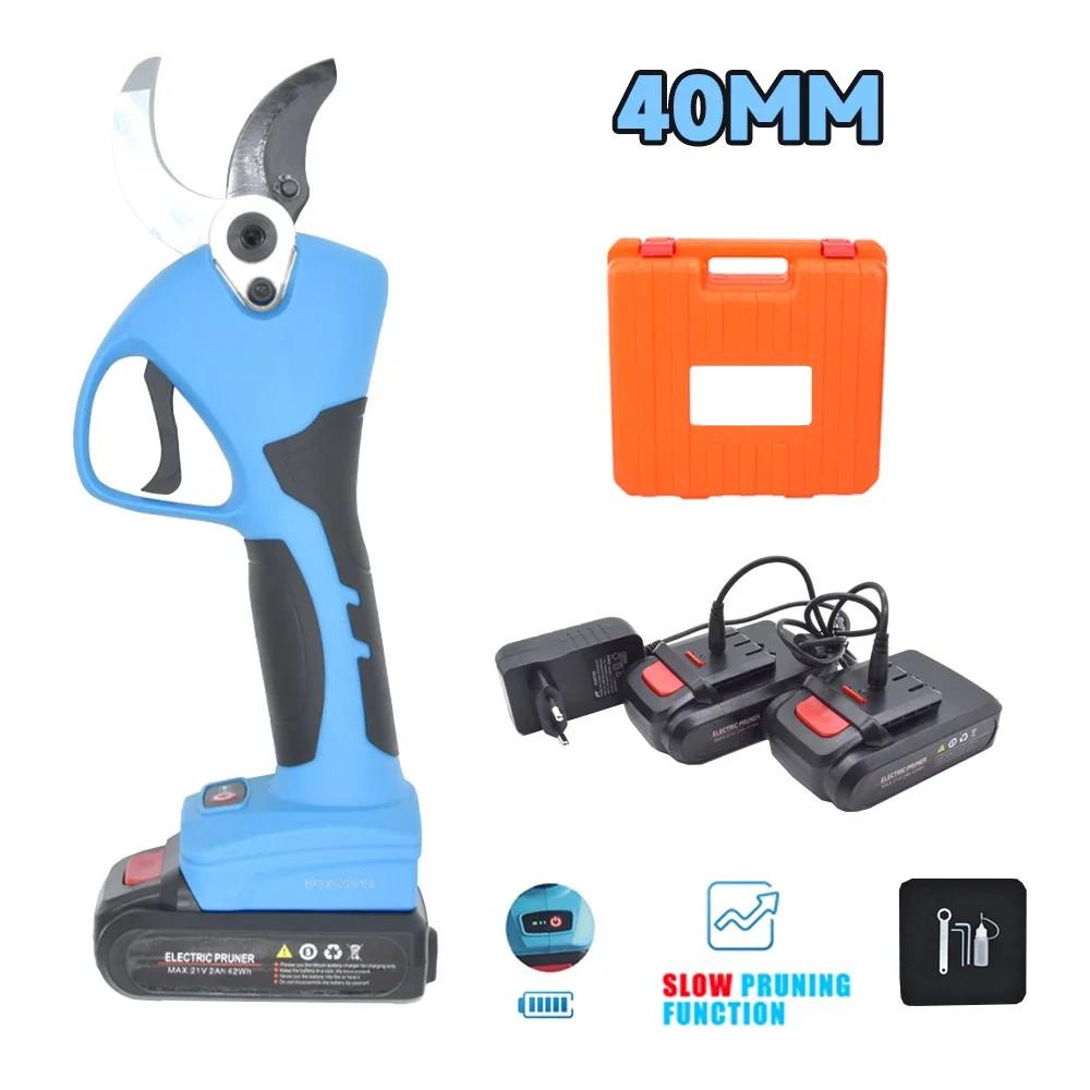 21V Portable Bonsai Tree Branches Garden Tools Cordless Electric Progressive Pruning Shear Efficient Lithium-ion Scissors