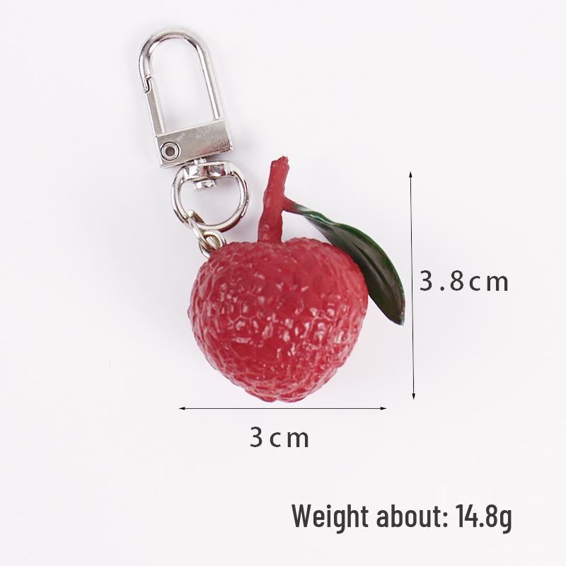Erdbeere Obst & Gemüse Schlüsselanhänger Anhänger - Niedliches Kreatives Spielzeug & Studentengeschenk