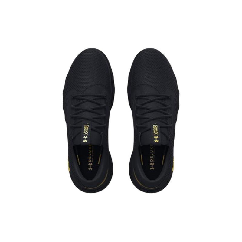 Under Armour Charged Vantage 2 'Black Metallic Gold' Sneakers 3025357-001