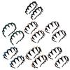 2Pcs Women Headband Faux Pearls Decor Anti-slip Teeth Hair Hoop Lightweight Elastic Hair Accessory Daily Wear