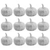 12Pcs Artificial Pumpkins Vegetable Photography Props for Fall Halloween Thanksgiving Porch Holiday Party Decorations