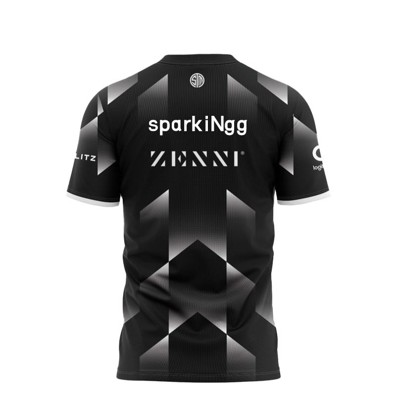 2024 New TSM Esports Team Uniform T-shirt PUBG CS GO Games Contest Jersey T Shirt Breathable Quick Dry Men Boy Training Clothing