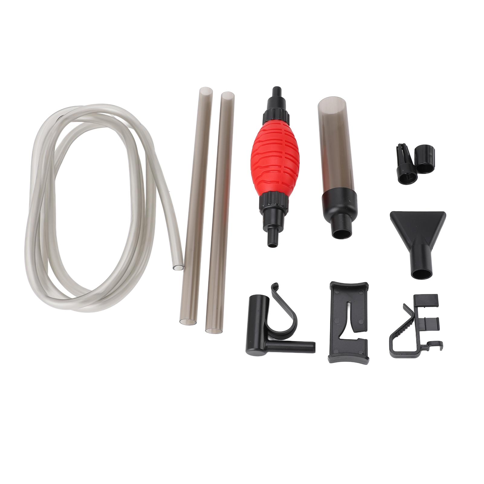 

Aquarium Siphon Vacuum Cleaner for Gravel Sand Fish Tank Vacuum Gravel Cleaner Manually Fish Tank Water Changer