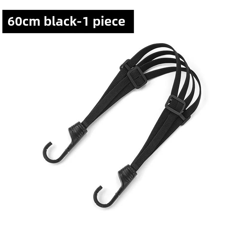 Motorcycle Back Seat Helmet Strips Elastic Rope Motorcycle Helmet Fixed Strap Adjustment Fix Rope Goods Strap 60cm/90cm