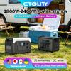 CTOLITY XP1000 1800 Вт Портативна зарядна станція 1024 Вт·год LiFePO4 Станція для заряджання в квартирі Чиста синусоїда Кемпінг Сонячний генератор