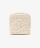 Afternoon Tea Living JJ72 Flower Lace Round Fold White Pouch,