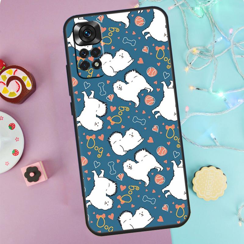 Japanese Spitz Dog Case For Xiaomi Redmi Note 14 13 9 10 11 12 Pro 9S 10S 11S 12S Redmi 13C 10C 12C 14C Cover