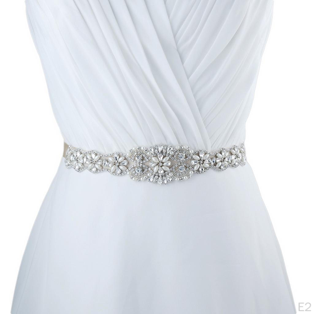 Belt with Pearls Artificial Dress Wedding Decoration