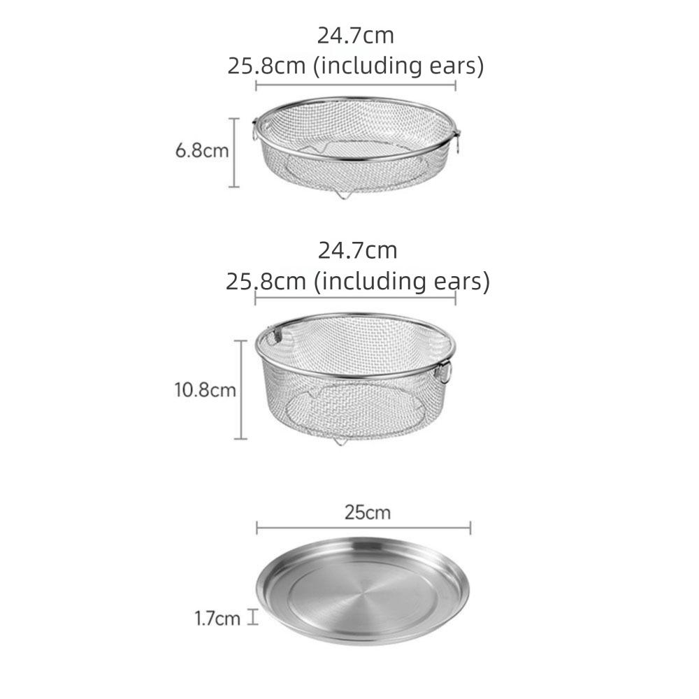 Reusable Chef Frying Strainer Double-ear Strainer Basket  Kitchen Cooking Utensils