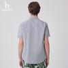 HAZZYS Men's Striped Seersucker Short-Sleeve Shirt