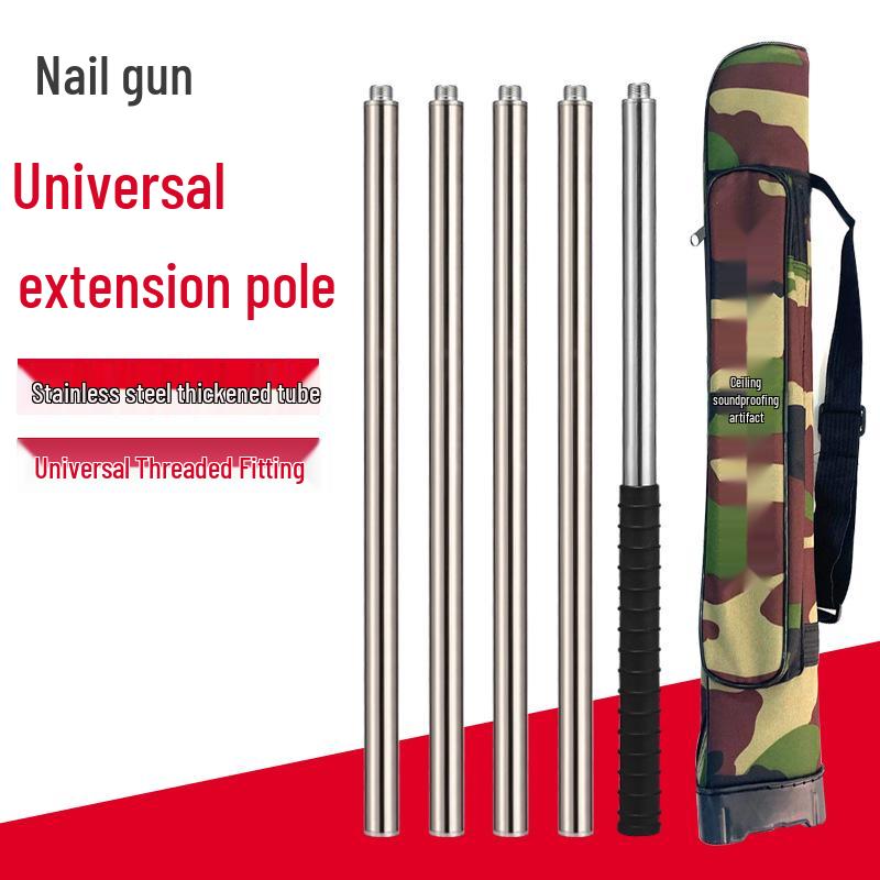 Мини пороховой гвоздезабивной пистолет Телескопическая удлинительная штанга Универсальный потолочный соединитель Universal Size Nail Gun