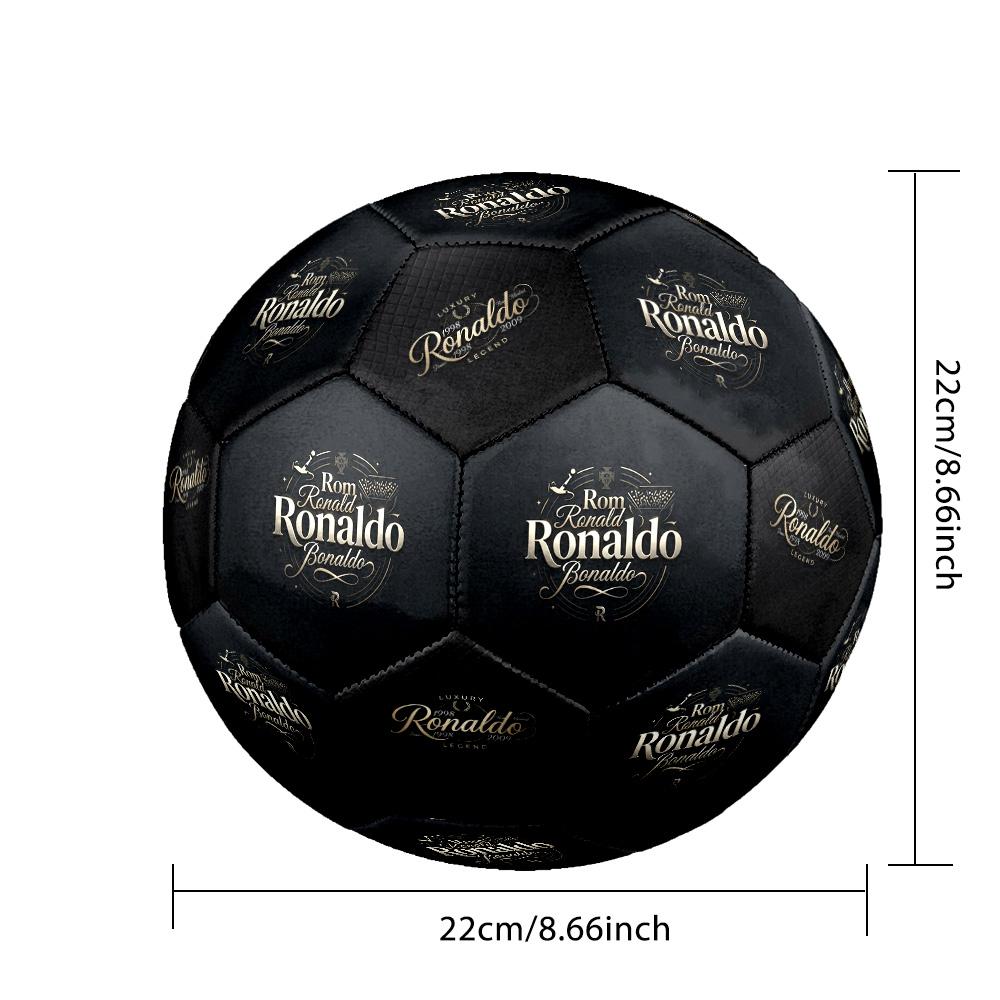 Ronaldo's Romantic Ronaldo Romance Size 5 Soccer Ball Machine-Stitched Indoor/Outdoor Universal Football Soccer Accessory Perfect Gift for Friends & F