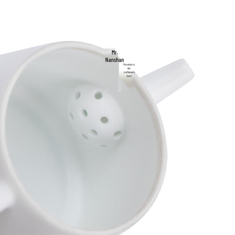 Nanshan Mr. Mutton-Fat Jade Glaze Gongfu Teapot