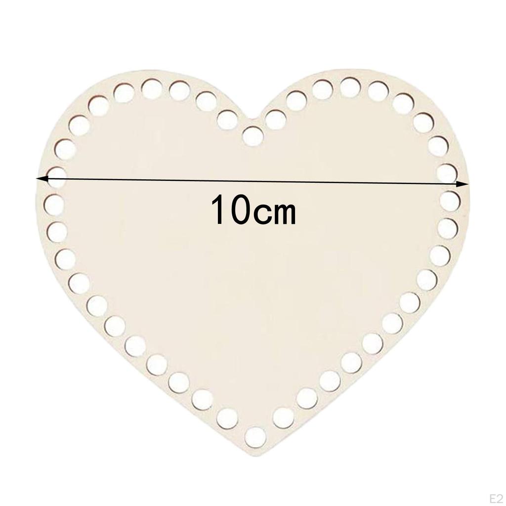12pcs Shapes Shape Blank Crochet Basket for DIY Weaving Supplies Craft Making Home Decoration