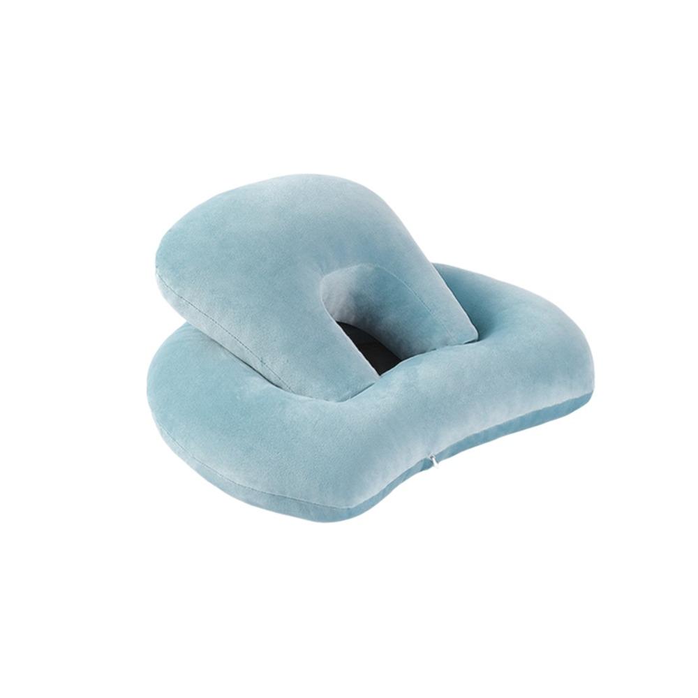 

Double Layer Student Nap Pillow PP Cotton Filling Children s Neck Pillow Classroom небесно-голубой