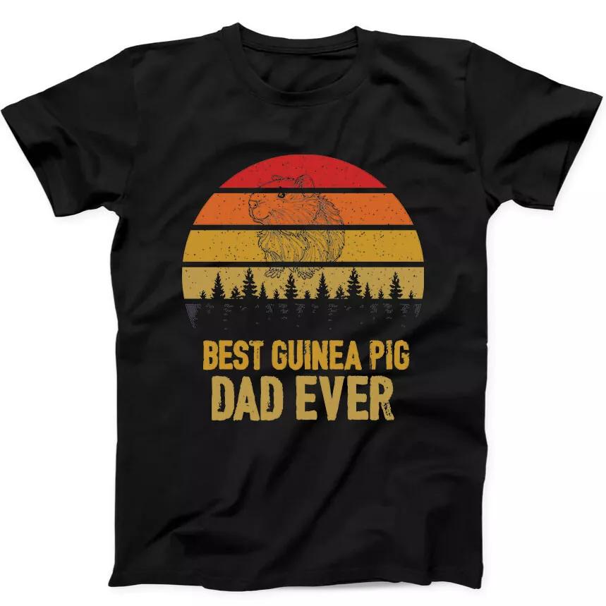 Best Guinea Dad Ever Lover Meme Funny Gift Black T Shirt 249